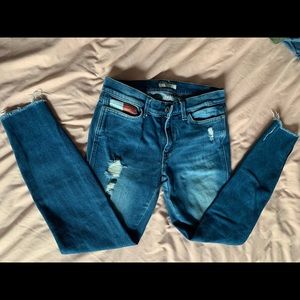 Tommy Hilfiger ripped jeans